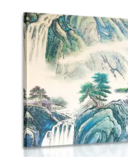 Obrazy přírody a krajiny Obraz čínská krajinomalba