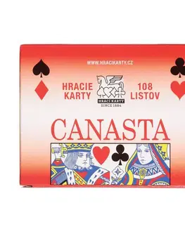 Hračky společenské hry MEZUZA - Hrací karty Canasta – 1603