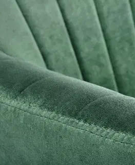 Židle Jídelní křeslo K429 Halmar Tmavě zelená