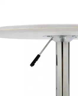Barové stolky Barový stůl Ø 60 cm Dekorhome Černá