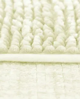 Koberce a koberečky AmeliaHome Sada koupelnových předložek Bati bílá, 2 ks 50 x 80 cm, 40 x 50 cm