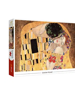 Hry, zábava a dárky Umělecké puzzle "Polibek" Gustav Klimt