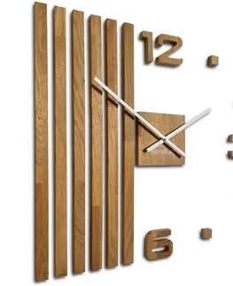 Nástěnné hodiny Jedinečné dřevěné hodiny na zeď