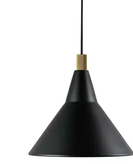 Industriální závěsná svítidla NORDLUX závěsné svítídlo Brassy černá 46283003