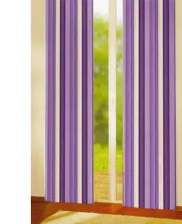 Závěsy Forbyt, Závěs dekorační, Oxy Duha 150 cm, fialová 150 cm