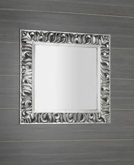 Koupelnová zrcadla SAPHO ZEEGRAS zrcadlo ve vyřezávaném rámu 90x90cm, stříbrná IN401