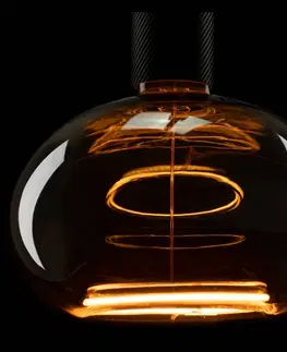 Stmívatelné LED žárovky Segula SEGULA LED floating ovál E27 4,5W dim kouřová