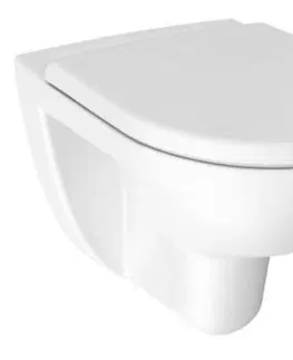WC sedátka Rapid SL pro závěsné WC 38528SET s chromovou deskou + WC JIKA LYRA PLUS RIMLESS + SEDÁTKO DURAPLAST SLOWCLOSE 38772001 LY2