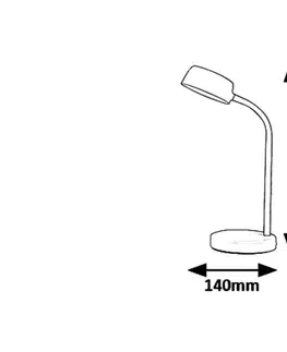 LED stolní lampy Rabalux stolní lampa Berry LED 4,5W 6779