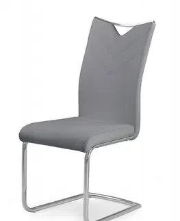 Židle HALMAR Jídelní židle Norby šedá