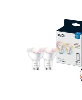 Žárovky WiZ SADA 2x LED RGBW Stmívatelná žárovka PAR16 GU10/4,7W/230V 2200-6500K Wi-Fi - WiZ 