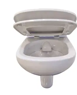 WC sedátka PRIM předstěnový instalační systém s bílým  tlačítkem  20/0042 + WC bez oplachového kruhu Edge + SEDÁTKO PRIM_20/0026 42 EG1