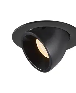 LED podhledová svítidla SLV BIG WHITE NUMINOS GIMBLE L zápustné stropní svítidlo černé 2700 K 20° 1005975