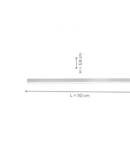 LED stropní svítidla PAUL NEUHAUS PURE-LINES, LED stropní svítidlo, CCT, lineární design, bílé 2700-5000K