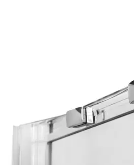 Sprchové vaničky HOPA Asymetrický sprchový kout MODERN 185 + vanička z litého mramoru LAKA BARVA rámu Chrom/Leštěný hliník (ALU), Rozměr A 100 cm, Rozměr B 80 cm, Vanička HL Včetně vaničky, Výplň Čiré bezpečnostní sklo 6 mm, Způsob provedení Pravá (BCASYMO1080C