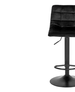 Barové židle Norddan Designová barová židle Dominik černá