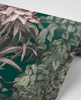 Samolepící tapety Samolepící tapeta s elegantním květinovým motivem