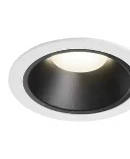 LED podhledová svítidla SLV BIG WHITE NUMINOS DL XL vnitřní LED zápustné stropní svítidlo bílá/černá 4000 K 20° 1004045