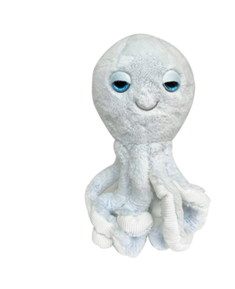Hračky O.B. DESIGNS - Plyšová chobotnice 38 cm, Soft Blue