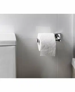 WC štětky GEDY 6924 Colorado držák toaletního papíru bez krytu, stříbrná