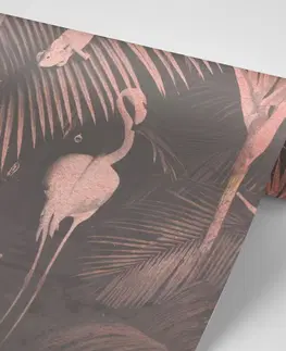 Tapety listy Tapeta exotická zvířata v džungli