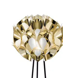 Stojací lampy Slamp Slamp Flora - designová stojací lampa, zlatá