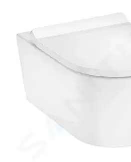 Záchody HANSGROHE EluPura S Závěsné WC se sedátkem SoftClose, AquaHelix, HygieneEffect, bílá 62025450