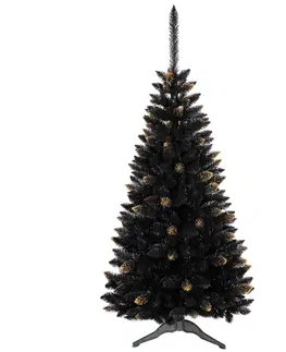 Vánoční stromky Krásný vánoční stromek se zlatými větvemi 220 cm