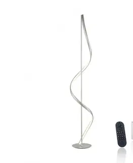 Chytré osvětlení PAUL NEUHAUS LED stojací svítidlo Q-SWING stříbrná Smart Home ZigBee 2700-5000K PN 438-55