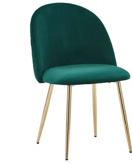 Židle do jídelny Jídelní židle Artdeco Zelená
