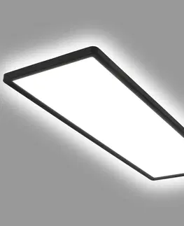 LED panely Briloner LED panel pro povrchovou montáž Slim 58x20cm zapnuto/vypnuto 4000K černá