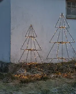 Vánoční venkovní dekorace STAR TRADING LED venkovní dekorace Light Tree Foldy, výška 135 cm