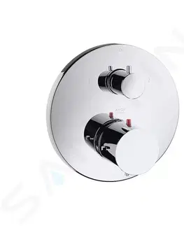 Koupelnové baterie AXOR Starck Vanová termostatická podomítková baterie s ventilem, chrom 10720000