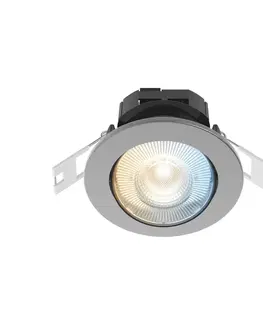 Inteligentní zapuštěná světla Calex Calex Smart Downlight stropní vestavné světlo ocel