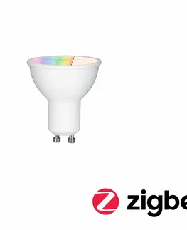LED žárovky PAULMANN SmartHome ZigBee LED reflektor 5,5 W mat GU10 2700-6500K RGB 501.30
