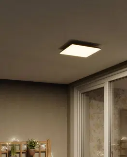Venkovní stropní osvětlení Lucande Čtvercové LED stropní světlo Henni pro exteriéry