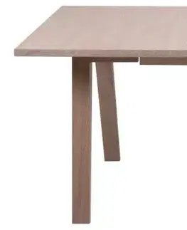 Jídelní stoly Actona Rozkládací jídelní stůl A-Line bělený dub