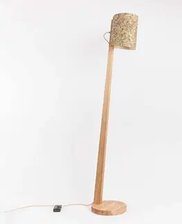 Stojací lampy Almut von Wildheim ALMUT 1411 stojací lampa válcová Ø30cm čisté seno