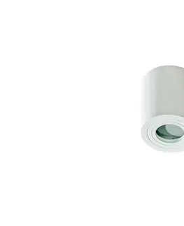 Moderní venkovní stropní svítidla Stropní bodové přisazené svítidlo AZzardo Brant IP44 white AZ2690 GU10 1x50W IP44 9cm bílé