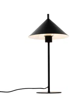 Stolni lampy Designová stolní lampa černá - Triangolo
