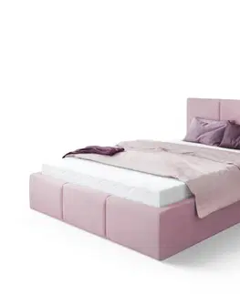 Postele FDM Čalouněná manželská postel FRESIA | 180 x 200 cm Barva: Šedá