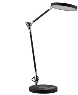 Stolní lampy kancelářské Paulmann Paulmann Numis LED stolní lampa dobíjecí, černá