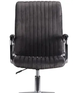Kancelářské židle Ak furniture Čalouněné kancelářské křeslo FD-24 šedé