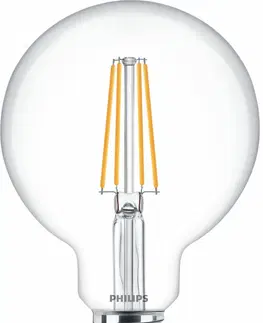 LED žárovky Philips CorePro LEDBulb ND 7-60W E27 G93 827 CLEAR GLASS