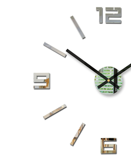 Nalepovací hodiny ModernClock 3D nalepovací hodiny Reden zrcadlové