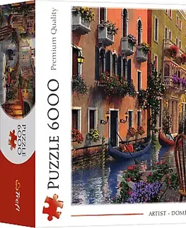 Hračky puzzle TREFL - Puzzle 6000 - Romantická večeře / MGL