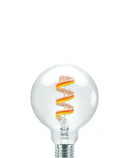 LED žárovky WiZ LED žárovka E27 G95 6,3W 470lm 2200-6500K RGB IP20, stmívatelná