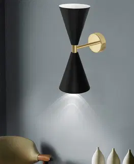 Svítidla TooLight Nástěnná lampa KINKIET STYLE II černá/zlatá