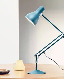Stolní lampy kancelářské Anglepoise Anglepoise Type 75 stolní Margaret Howell modrá