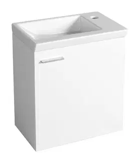 Koupelnový nábytek AQUALINE ZOJA umyvadlová skříňka 44x50x25,3cm, bílá 51046
